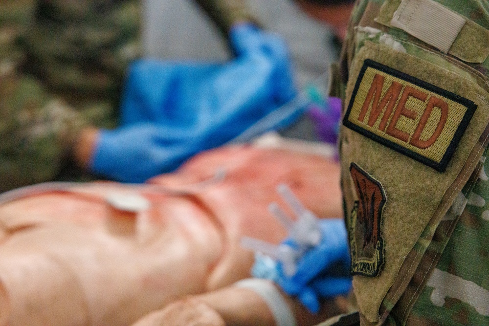 Air Force medics train for UAV attack scenario during Northern Strike 26-2