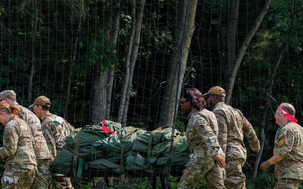 Air Force medics train for UAV attack scenario during Northern Strike 26-2