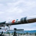 AFRL’s Affordable Rapid Missile Demonstrator (ARMD) mounted on a carriage before launch.