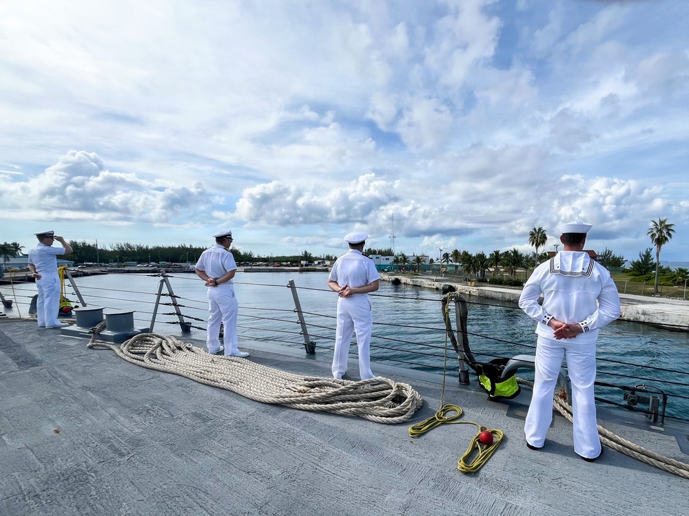USS Cooperstown Arrives in Freeport, Bahamas