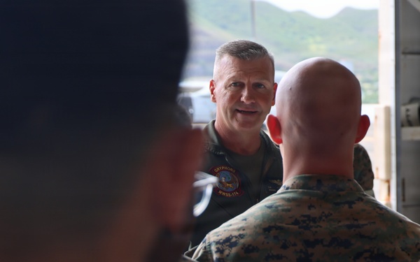 1st Marine Aircraft Wing visits Marine Wing Support Squadron 174