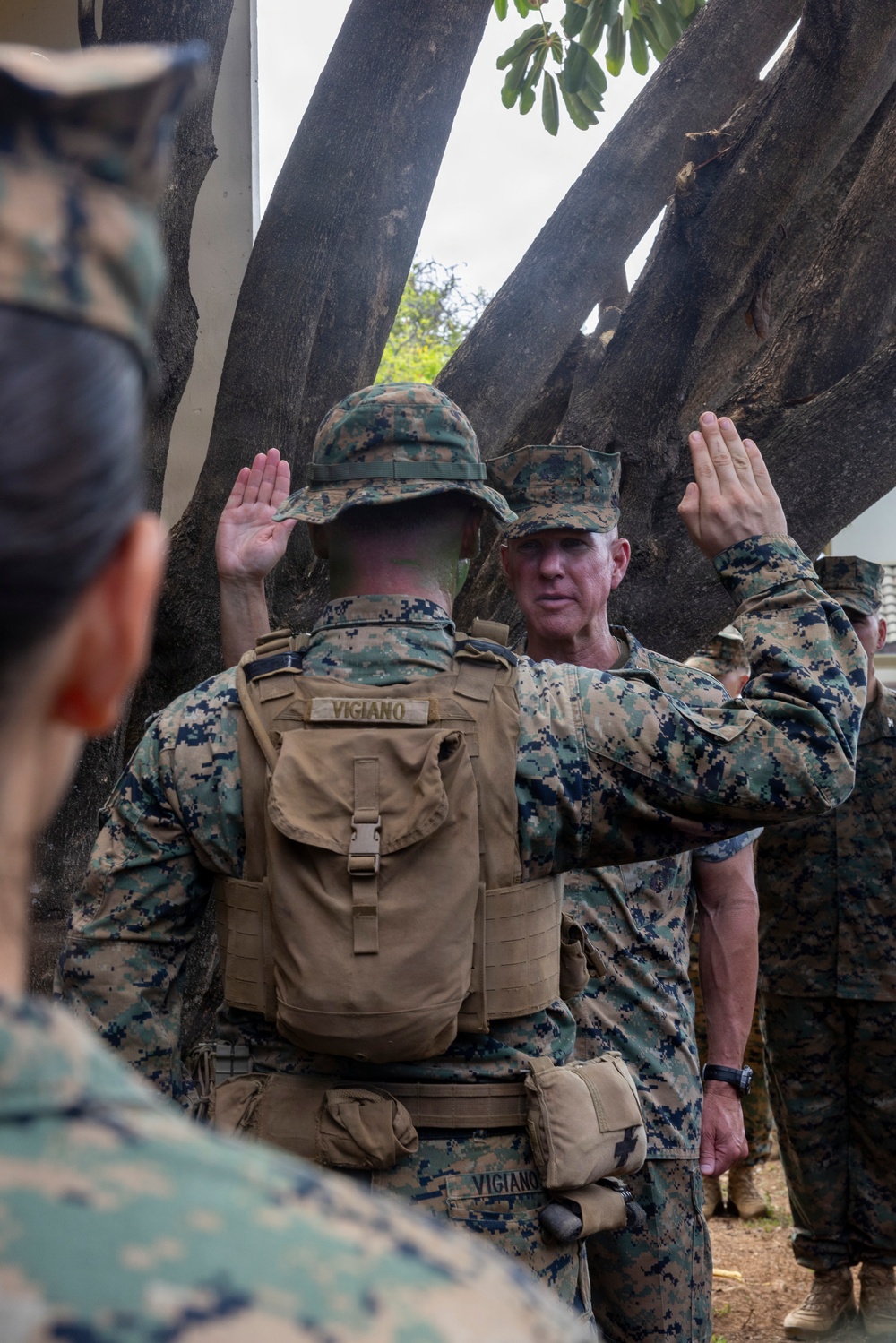 The Commandant and Sergeant Major of the Marine Corps visit 3rd MLR