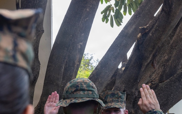 The Commandant and Sergeant Major of the Marine Corps visit 3rd MLR