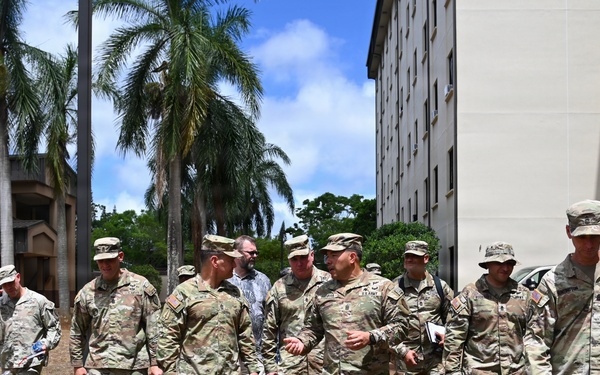SMA Weimer visits USAG Hawaii to assess infrastructure, quality of life