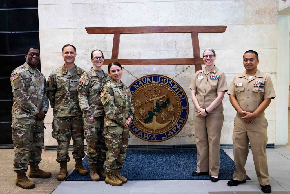 U.S. Army MEDDAC-J Leadership Visits U.S. Naval Hospital Okinawa