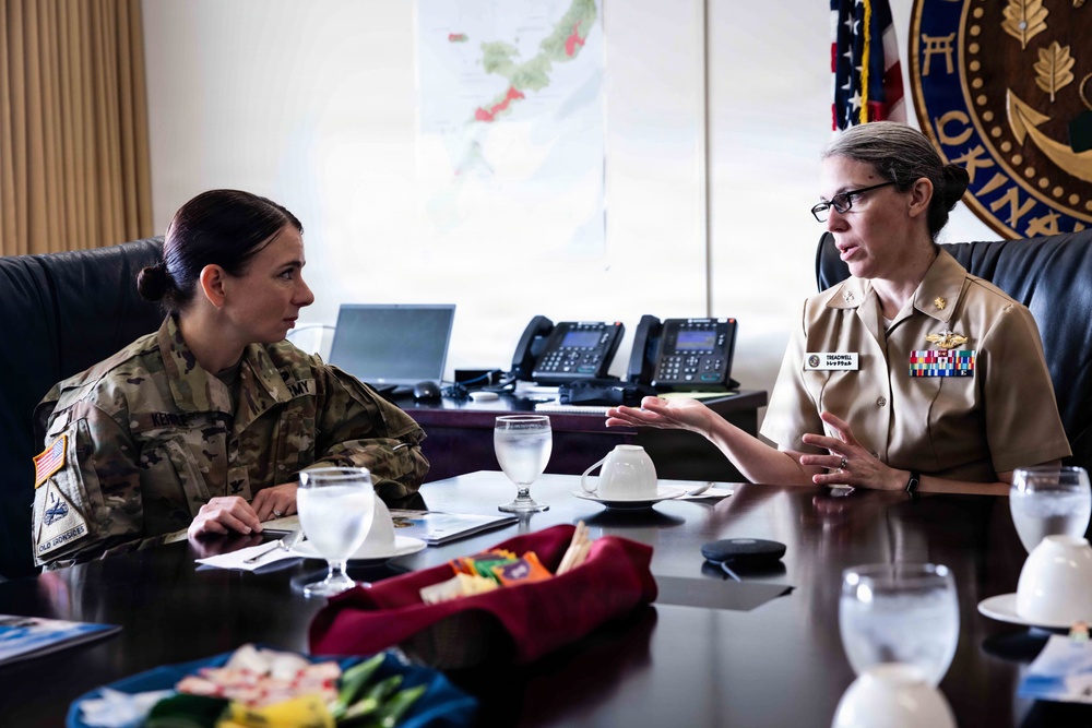 U.S. Army MEDDAC-J Leadership Visits U.S. Naval Hospital Okinawa