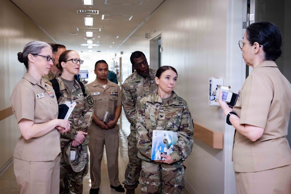 U.S. Army MEDDAC-J Leadership Visits U.S. Naval Hospital Okinawa