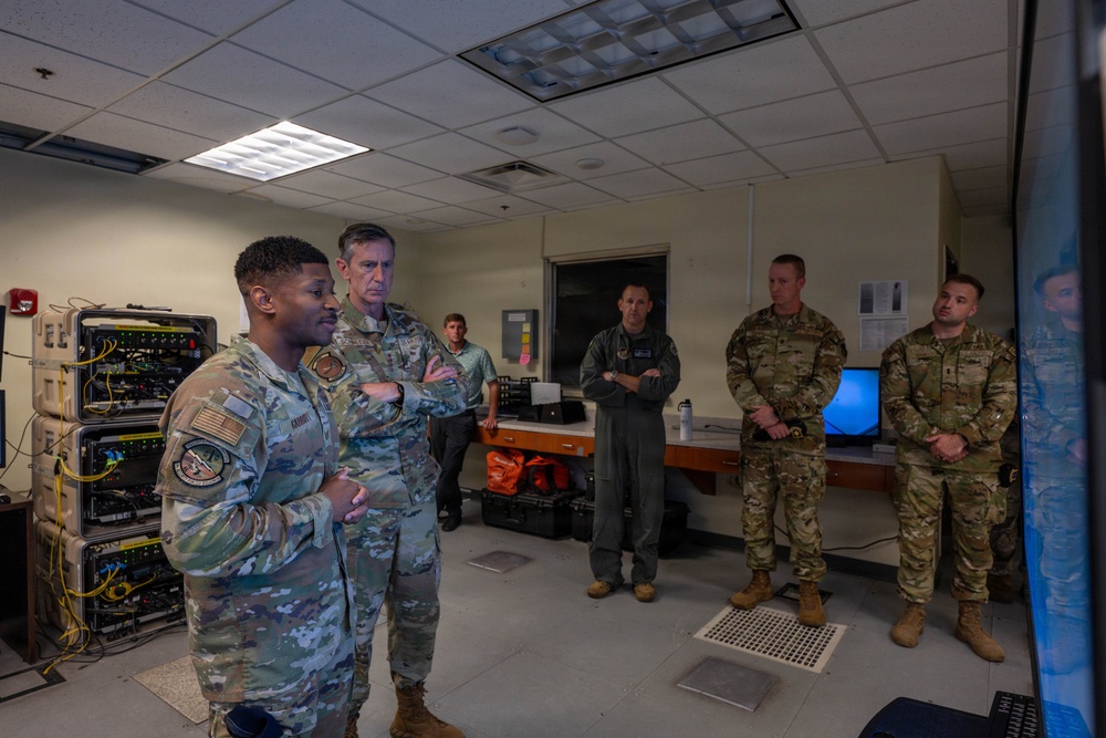 COMPACAF visits the Wolf Pack, gains insight on mission operations