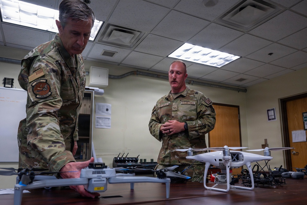 COMPACAF visits the Wolf Pack, gains insight on mission operations