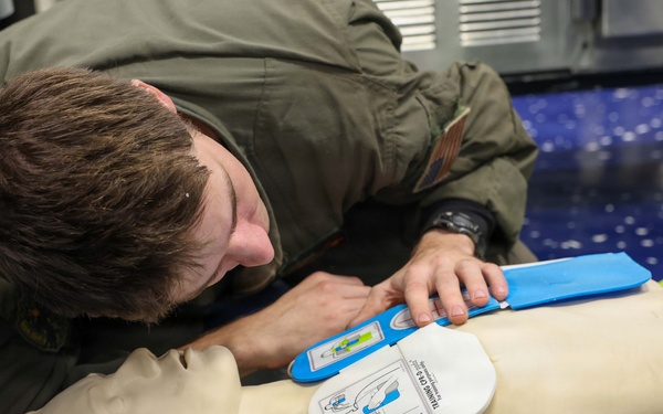 John Finn Conducts CPR Training
