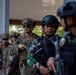MRF-D Marines, Sailors perform casualty care training with Indonesian marines