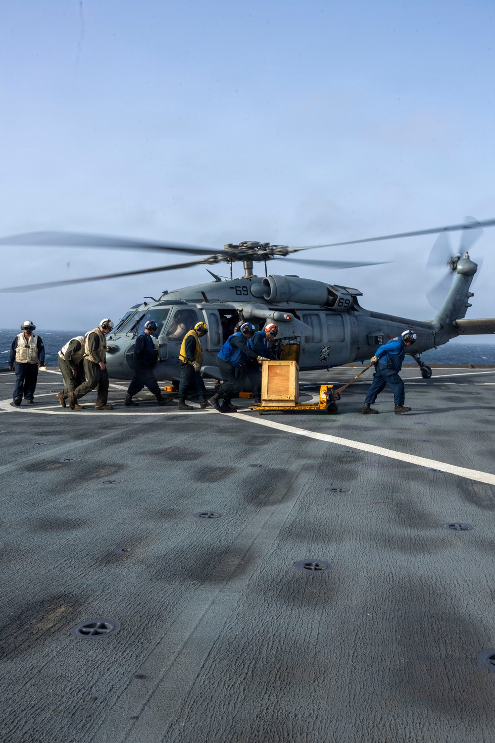 USS Comstock Conducts Flight Quarters