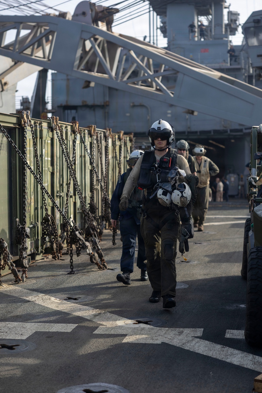 USS Comstock Conducts Flight Quarters