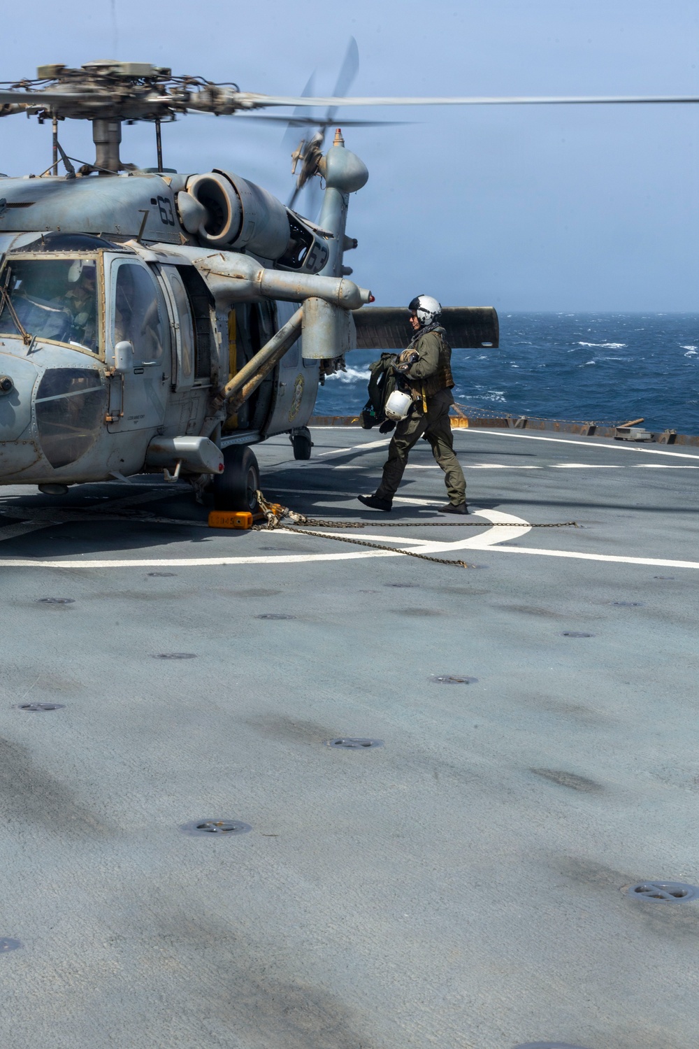 USS Comstock Conducts Flight Quarters