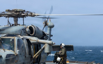 USS Comstock Conducts Flight Quarters