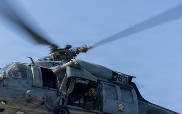 USS Comstock Conducts Flight Quarters
