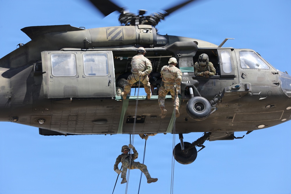 Air Assault Helicopter Rappel