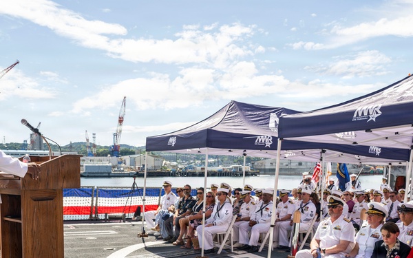 DESRON 15 holds change of command ceremony aboard USS Howard (DDG 83) at Commander, Fleet Activities Yokosuka, Japan