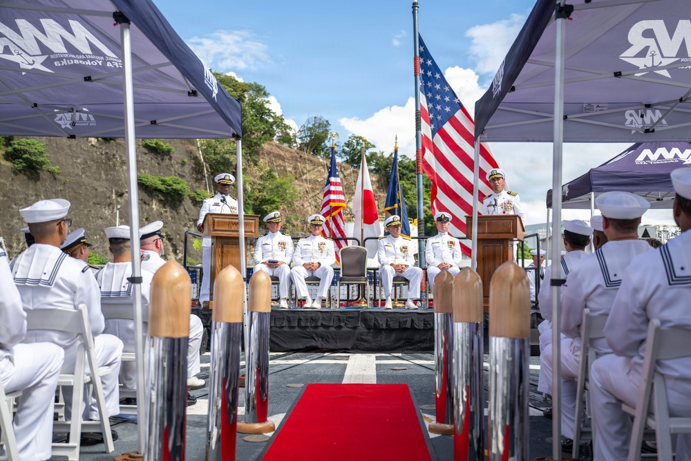 DESRON 15 holds change of command ceremony aboard USS Howard (DDG 83) at Commander, Fleet Activities Yokosuka, Japan