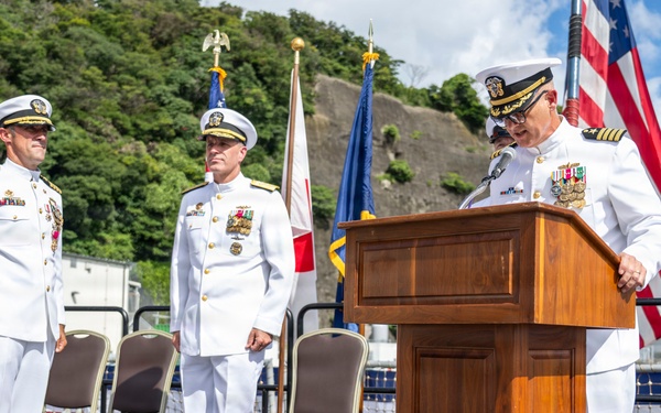 DESRON 15 holds change of command ceremony aboard USS Howard (DDG 83) at Commander, Fleet Activities Yokosuka, Japan