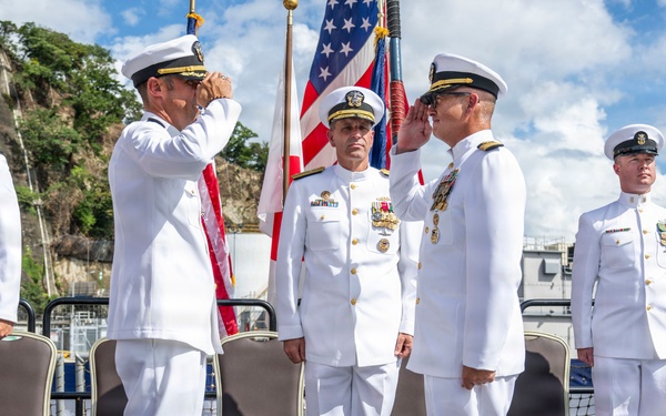 DESRON 15 holds change of command ceremony aboard USS Howard (DDG 83) at Commander, Fleet Activities Yokosuka, Japan