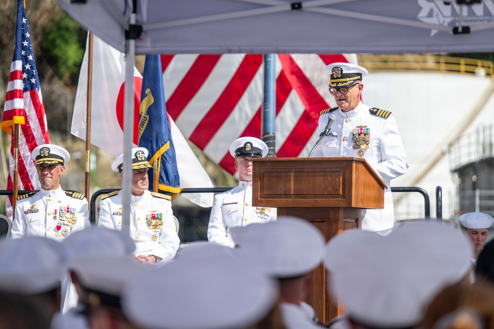 DESRON 15 holds change of command ceremony aboard USS Howard (DDG 83) at Commander, Fleet Activities Yokosuka, Japan