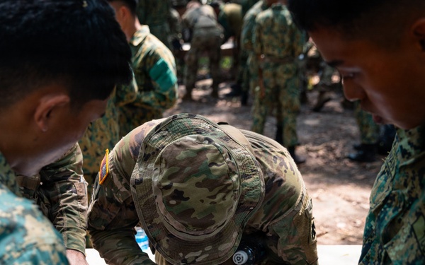 US Army, Royal Brunei Land Forces conduct land navigation training during Exercise Pahlawan Warrior 26