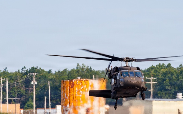 Blackhawk activity at Oscoda-Wurtsmith Airport