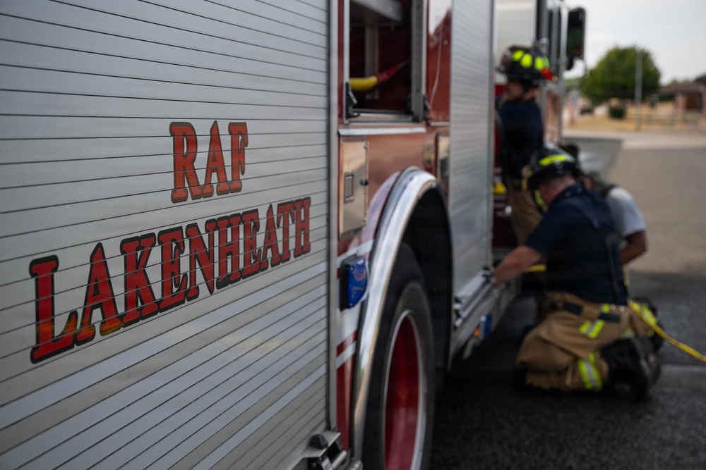 48 FW firefighters conduct fire rescue exercise