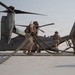 Marines Conduct MV-22 Osprey Forward Arming and Refueling Point Operations