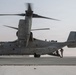 Marines Conduct MV-22 Osprey Forward Arming and Refueling Point Operations