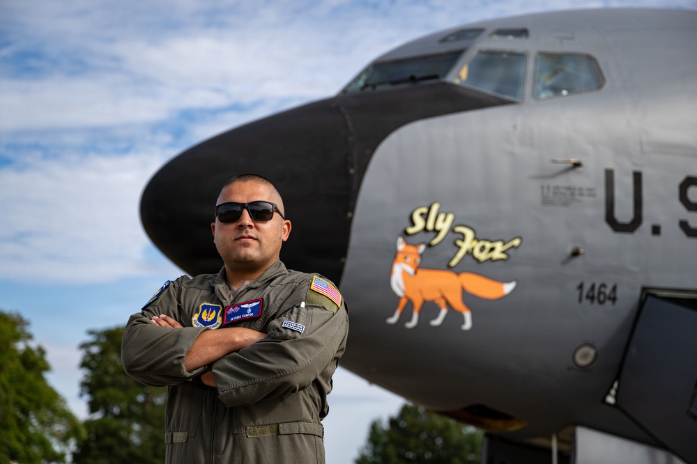 Prior-enlisted Airman returns to England as KC-135 pilot