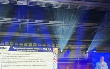 WRAIR’s Wound Infections Department presents at the Viruses of Microbes Conference 2026