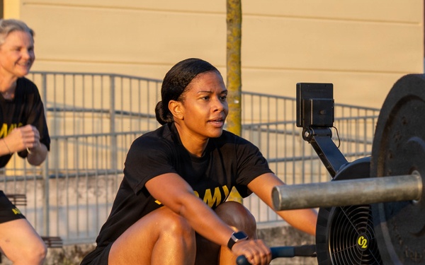 SETAF-AF leaders conduct physical training