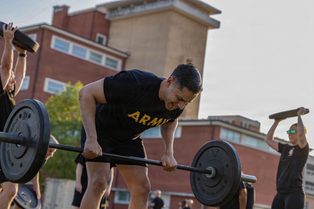 SETAF-AF leaders conduct physical training