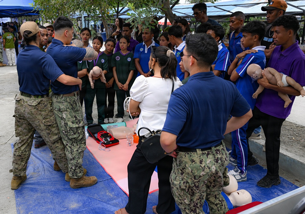 Pacific Partnership 2026 holds fair in collaboration with University of Peace in Dili, Timor-Leste