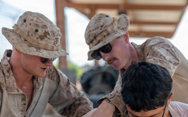 Certified to Save: JTF-SB Marines and Sailors Train for Combat Lifesaver Certification