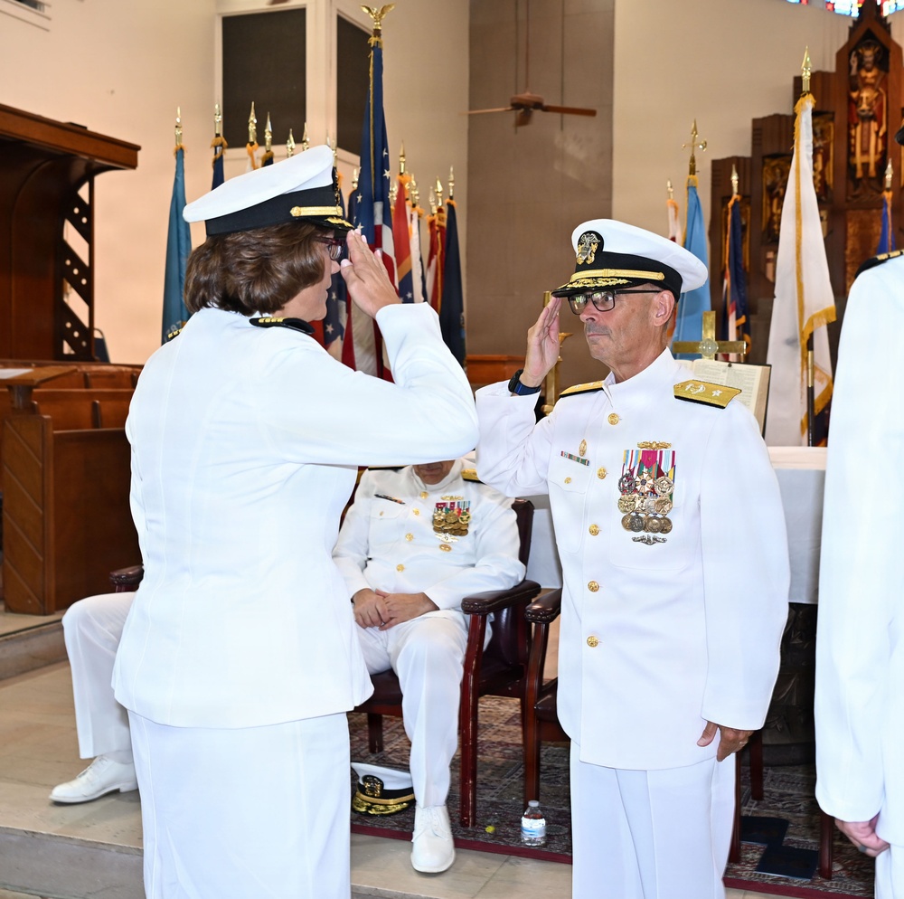Leadership changes hands at NMRTC, Naval Hospital Jacksonville