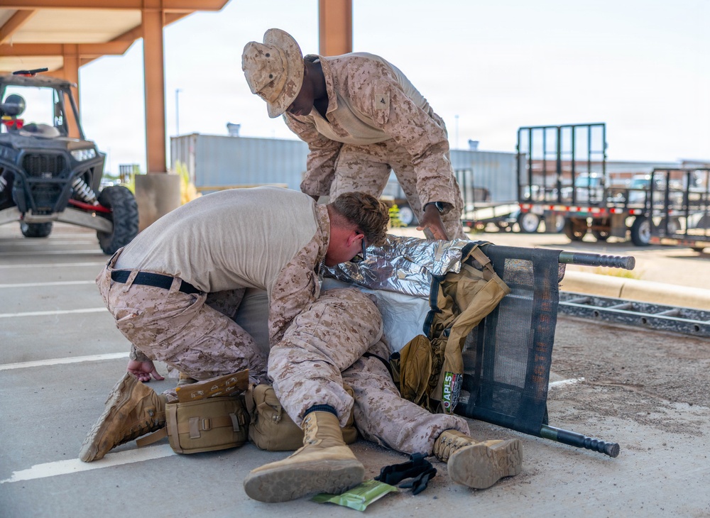 Certified to Save: JTF-SB Marines and Sailors Train for Combat Lifesaver Certification