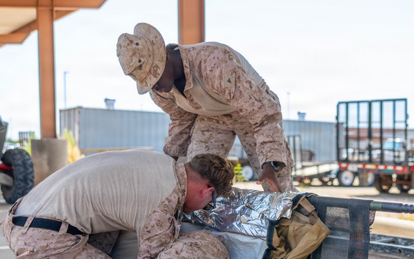 Certified to Save: JTF-SB Marines and Sailors Train for Combat Lifesaver Certification