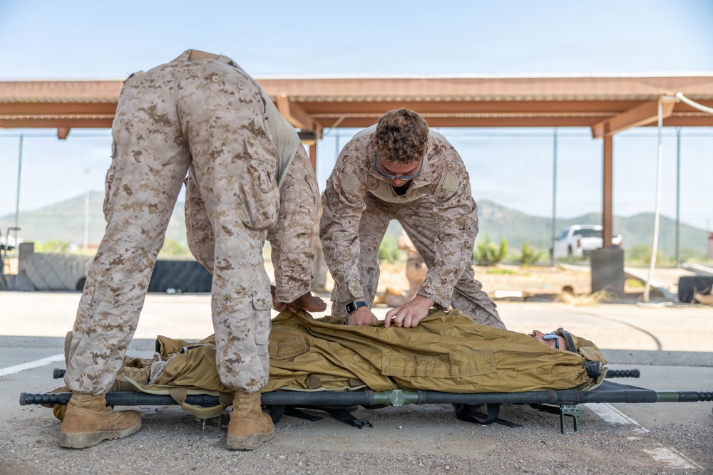 Certified to Save: JTF-SB Marines and Sailors Train for Combat Lifesaver Certification