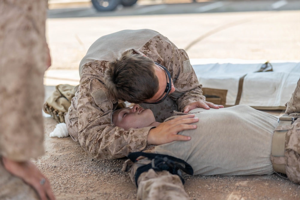 Certified to Save: JTF-SB Marines and Sailors Train for Combat Lifesaver Certification