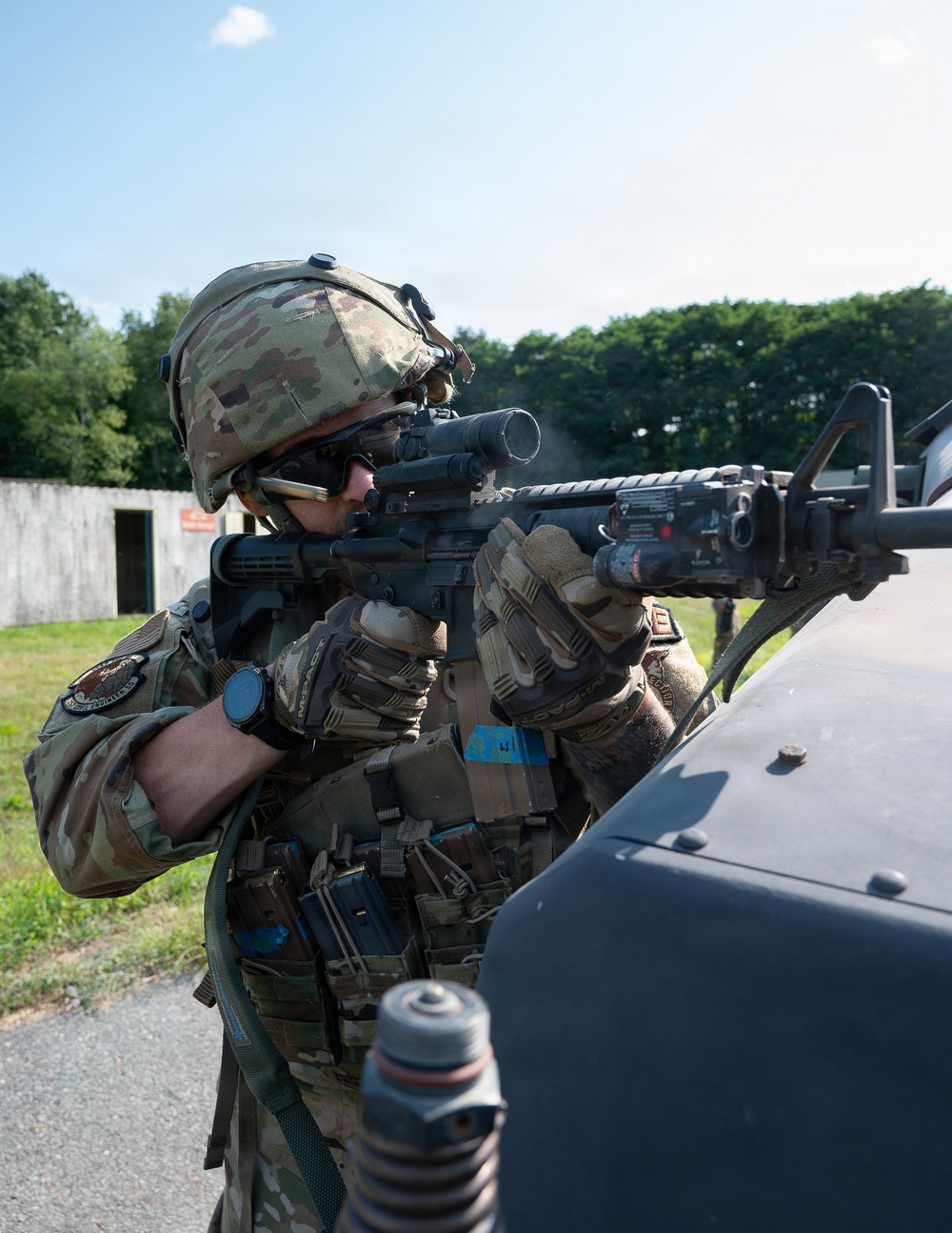Patriot Forge II prepares Air National Guard engineers for contested operations
