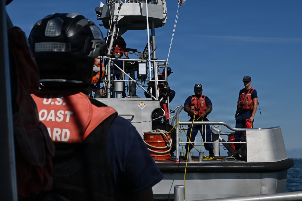 Coast Guard Station Hatteras Inlet conducts training