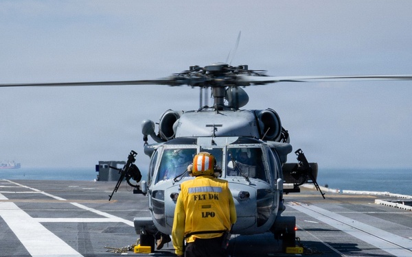 PCU John F. Kennedy Acceptance Trials Helicopter Operations