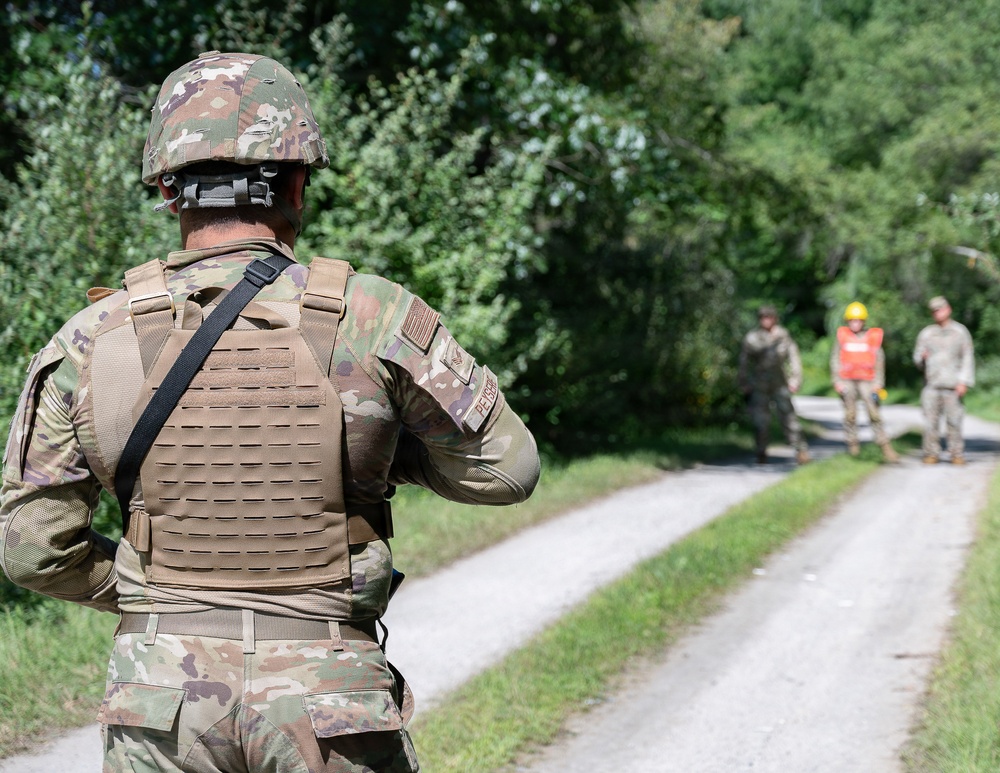 Patriot Forge II prepares Air National Guard engineers for contested operations
