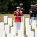Full Military Funeral Honors with Escort are Conducted for U.S. Marine Corps Lt. Gen. William Keys in Section 78