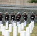 Full Military Funeral Honors with Escort are Conducted for U.S. Marine Corps Lt. Gen. William Keys in Section 78