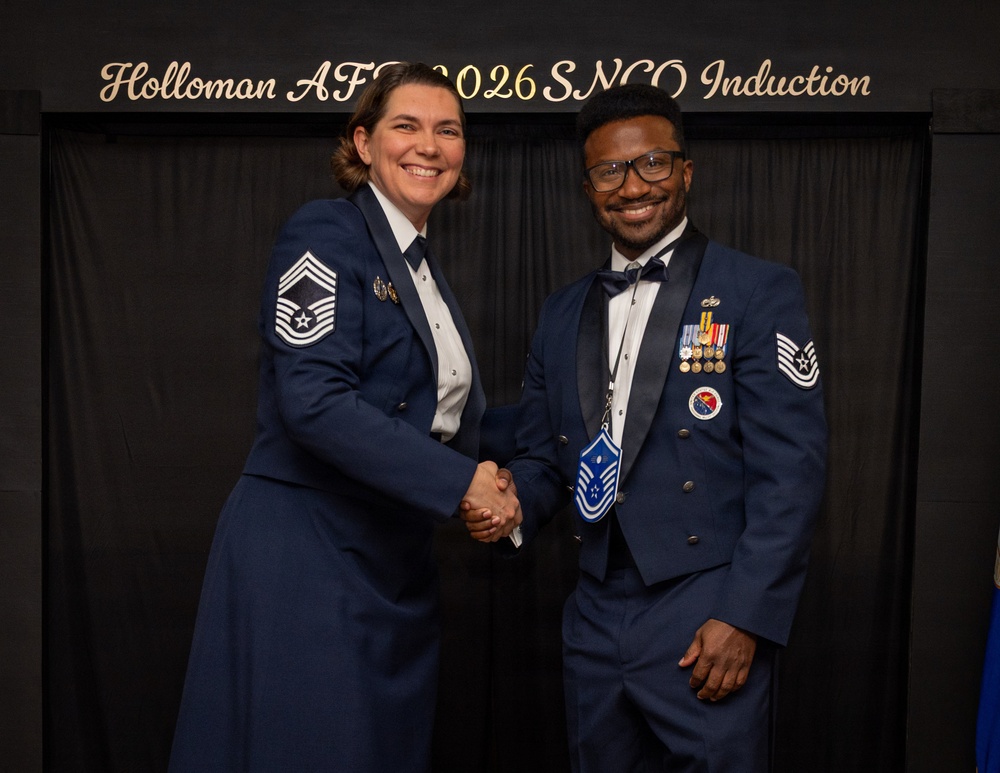 2026 Holloman SNCO medallion ceremony