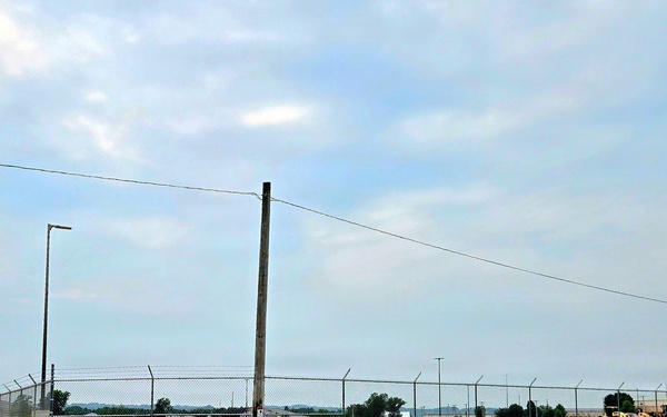 Parking area for Wisconsin National Guard’s MATES under construction at Fort McCoy